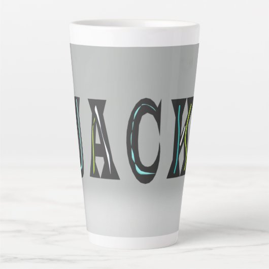 Jack, het man is terug latte mok (Voorkant)