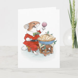 Jack Horner Mouse - kerstkaart Kaart