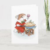 Jack Horner Muis Kerstkaart Kaart (Voorkant)