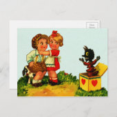 Jack in de doos Briefkaart (Voorkant / Achterkant)