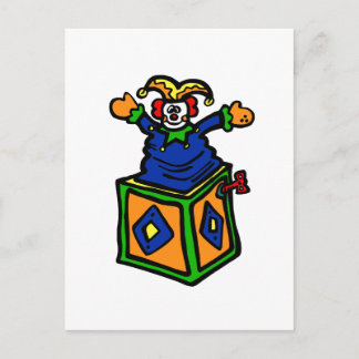 Jack in de doos briefkaart