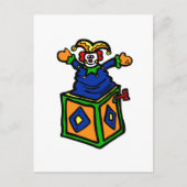 Jack in de doos briefkaart (Voorkant)
