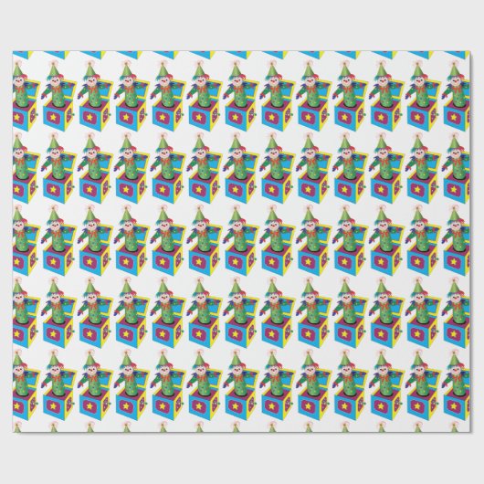 Jack in de doos die Papier voor Kinderen verpakt,  (Vlak)