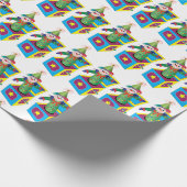 Jack in de doos die Papier voor Kinderen verpakt,  (Hoek)