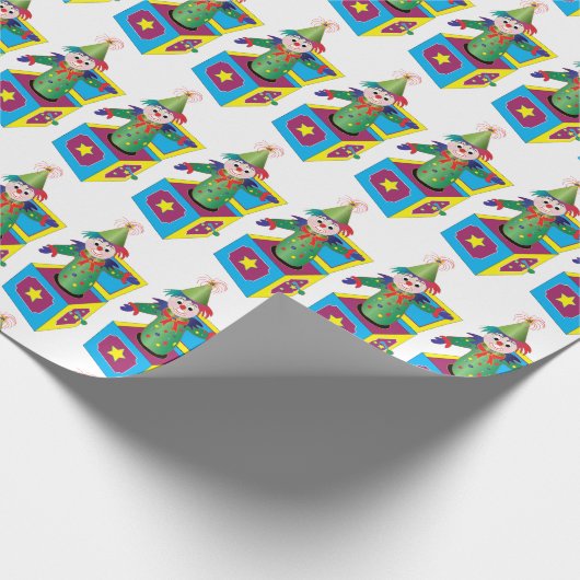 Jack in de doos die Papier voor Kinderen verpakt,  (Hoek)