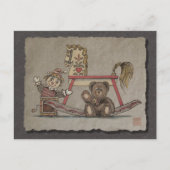 Jack in de doos, Paard en Beer Briefkaart (Voorkant)