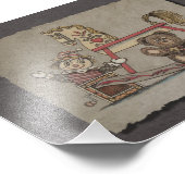 Jack in de doos, Paard en Beer Foto Afdruk (Hoek)