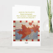 JACK IN DE PREEKSTOEL II KAART (Achterkant)