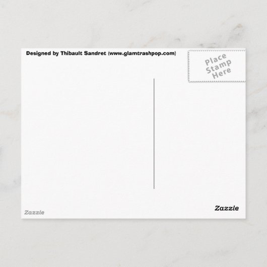 Jack in het briefkaart van de doos (Achterkant)