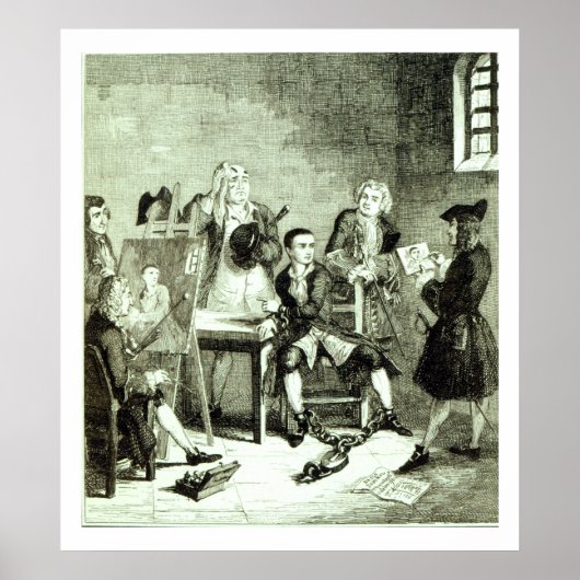 Jack in Newgate Ward over portretten van Sir Poster (Voorkant)