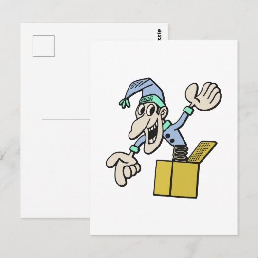 Jack in the Box Briefkaart (Voorkant / Achterkant)