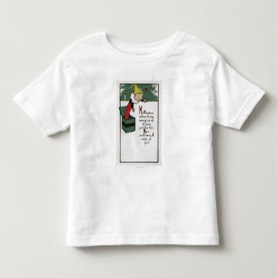 Jack-in-the-Box die kerstwensen verzendt Kinder Shirts