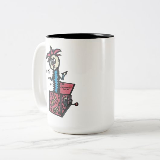 Jack-in-the-Box Music Box Coffee Mok (Voorkant links)