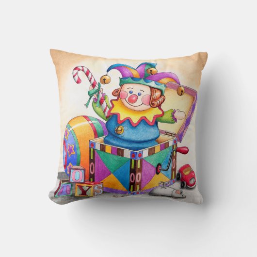 Jack-in-the-Box - Pillow Kussen (Voorkant)