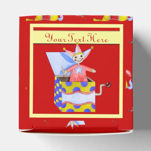 Jack-in-the-Box - Traditioneel speelgoed (primaire Bedankdoosjes (Bovenkant)