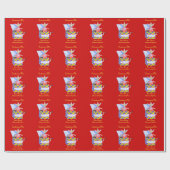 Jack-in-the-Box - Traditioneel speelgoed (primaire Cadeaupapier (Vlak)