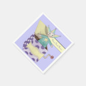 Jack-in-the-Box - Traditionele Speelgoed (pastel) Servet (Hoek)