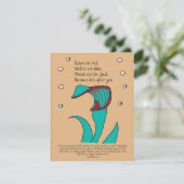 Jack-in-the-pulpit AI-kaart Feestdagenkaart (Staand voorkant)