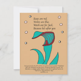 Jack-in-the-pulpit AI-kaart Feestdagenkaart