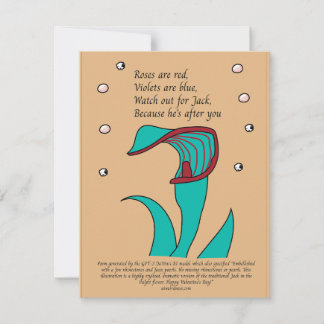 Jack-in-the-pulpit AI-kaart Feestdagenkaart