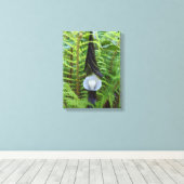 Jack-in-the-Pulpit Woodland Plant Floral Canvas Afdruk (Insitu (Houten vloer))