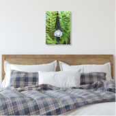 Jack-in-the-Pulpit Woodland Plant Floral Canvas Afdruk (Insitu (Slaapkamer))