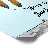 Jack is een sukkel, Jack is snel... Poster (Hoek)