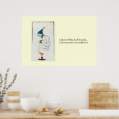 Jack is sukkel, Jack is snel. Poster (Keuken)