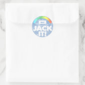 Jack IT-Sticker Ronde Sticker (Tas)