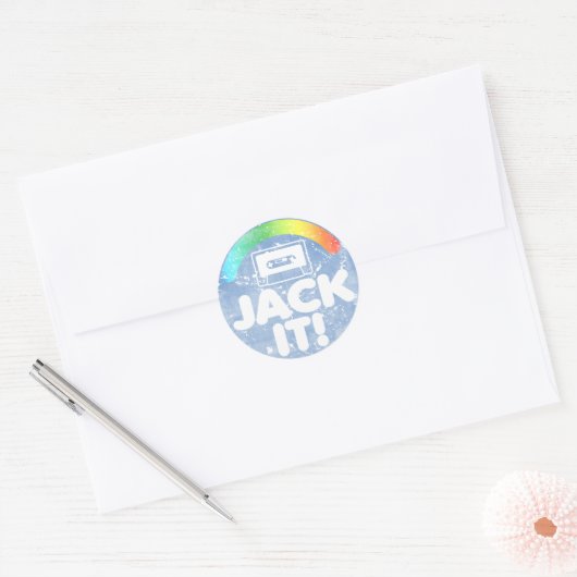 Jack IT-Sticker Ronde Sticker (Envelop)