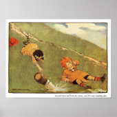 Jack & Jill Fell Down The Hill Nursery Rhyme Poster (Voorkant)