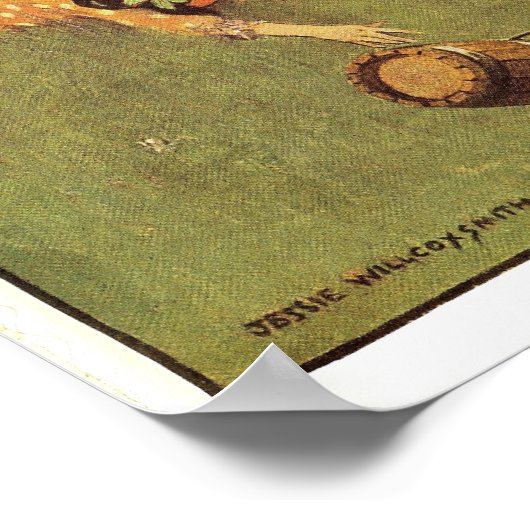 Jack & Jill Fell Down The Hill Nursery Rhyme Poster (Hoek)