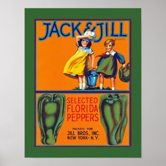 Jack & Jill Florida Peppers Poster (Voorkant)