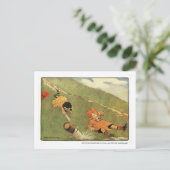 Jack & Jill Nursery Rhyme Briefkaart (Staand voorkant)