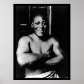 Jack Johnson Boxing 1915 Poster (Voorkant)
