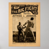 Jack Johnson vs Jim Jeffries Magazine Poster (Voorkant)