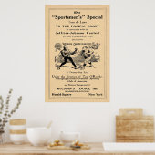 Jack Johnson vs Jim Jeffries Tour Ad Poster (Keuken)