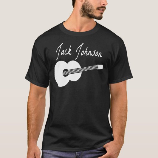 Jack Johnson (White) Classic T-Shirt (Voorkant)