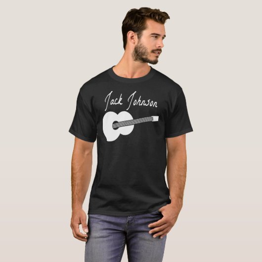 Jack Johnson (White) Classic T-Shirt (Voorkant volledig)