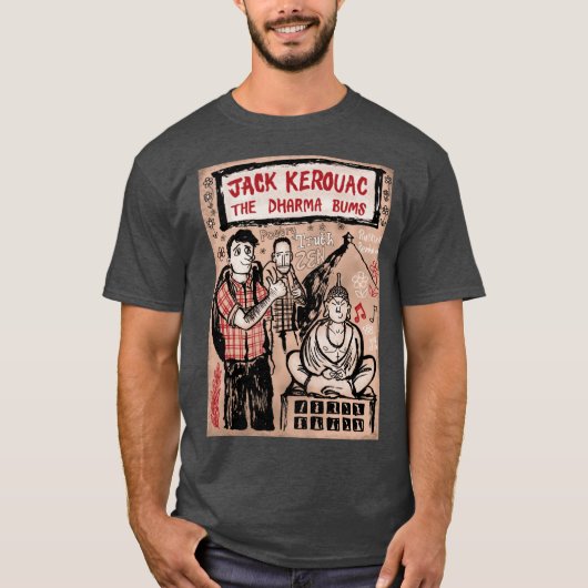 Jack Kerouac Dharma Bums vriend T-shirt (Voorkant)