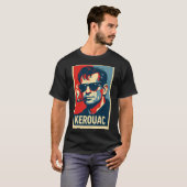 Jack Kerouac Rebel Portrait T-shirt (Voorkant volledig)
