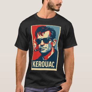 Jack Kerouac Rebel Portret T-shirt