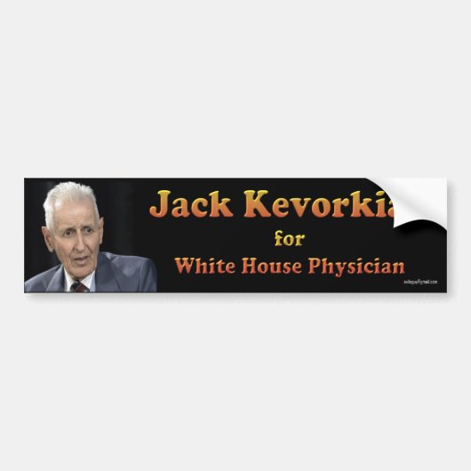 Jack Kevorkian Bumpersticker (Voorkant)