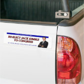 Jack Kimble Bumpersticker - in je hart (Op Truck)
