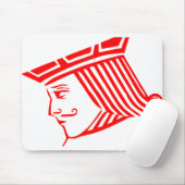 Jack King Game Kaarten Harten Rode Deck Muismat (Met muis)