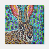 Jack konijn magneet (Voorkant)