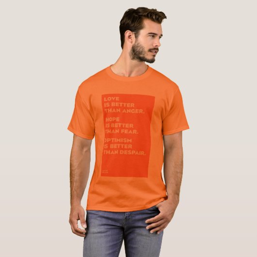 Jack Layton Inspirerend Mannen T Shirt (Voorkant volledig)