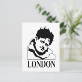Jack London Briefkaart (Staand voorkant)