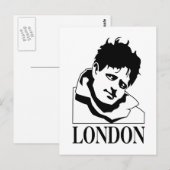 Jack London Briefkaart (Voorkant / Achterkant)