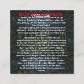 Jack London is het Zee Wolf Captain Dan Whittier A Informatiekaartje (Achterkant)